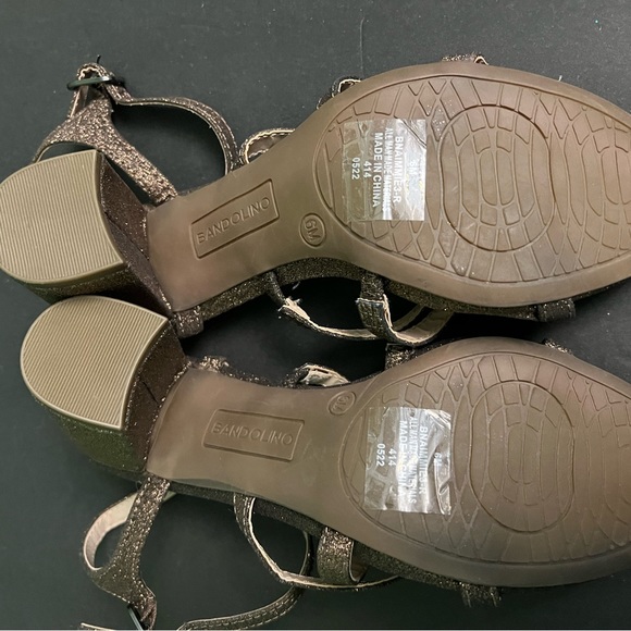 BANDOLINO GLITTERY SANDALS SIZE 6.5 - Picture 2 of 2